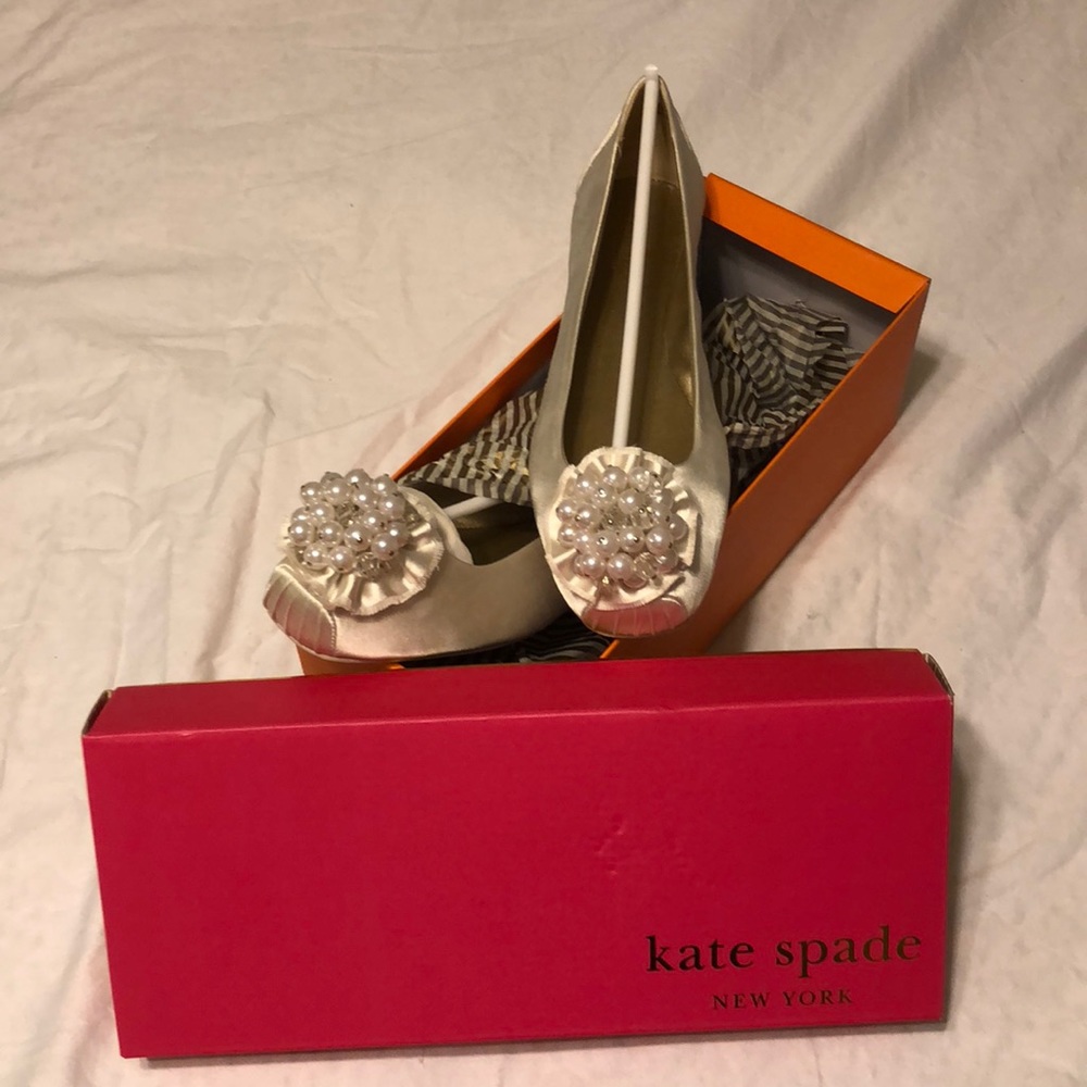 Kate spade satin ballet flats